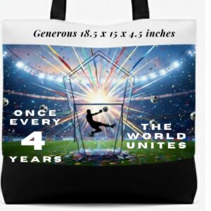 2026 world cup canvas tote bag (design #8)
