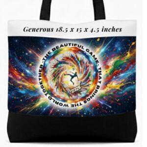 2026 world cup canvas tote bag (design #5)