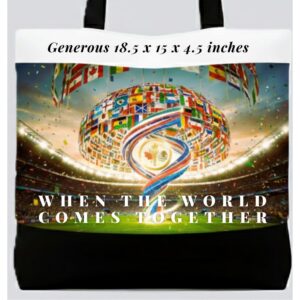 2026 world cup canvas tote bag (design #11)