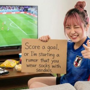custom funny world cup slogan – if you lose, the things i will scream (copy)