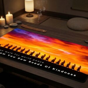 walk for peace mouse pad